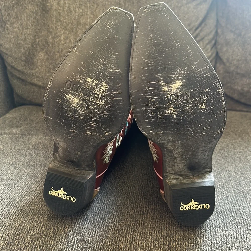 Old Gringo Stagecoach Sangria Boots 3345-1 - Picture 2 of 16